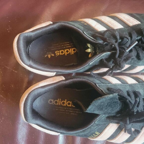 Adidas Originals Gazelle Men's Athletic Shoe Suede Sneaker Trainers - Pink/Black - Picture 3 of 6